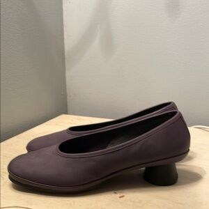 Dark Purple Camper 1” heels, size US 9 EU 40